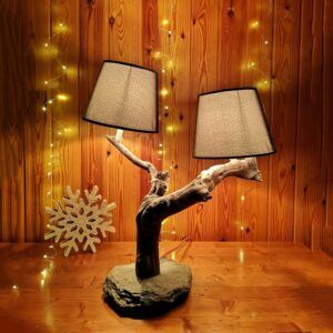 Lámpara Rústica Origen, lampara rustica de madera, decoracion hogar