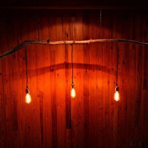 Lámpara de techo, lamparas rusticas, lamparas de madera, iluminacion