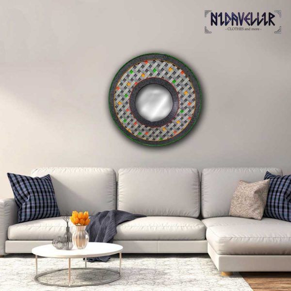 Espejo circular de pared, decoracion del hogar, espejos decorativos